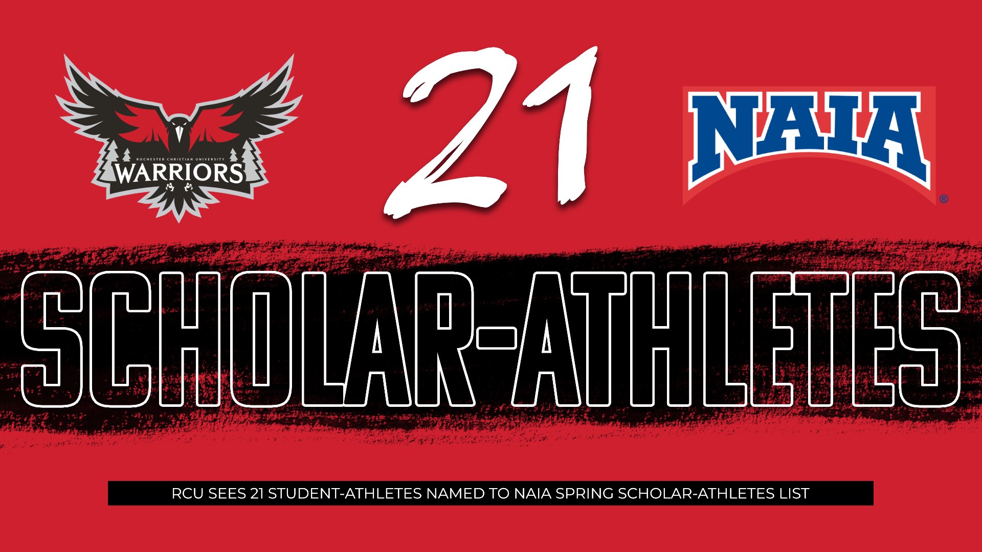 21 Spring Student-athletes named NAIA Scholar Athletes