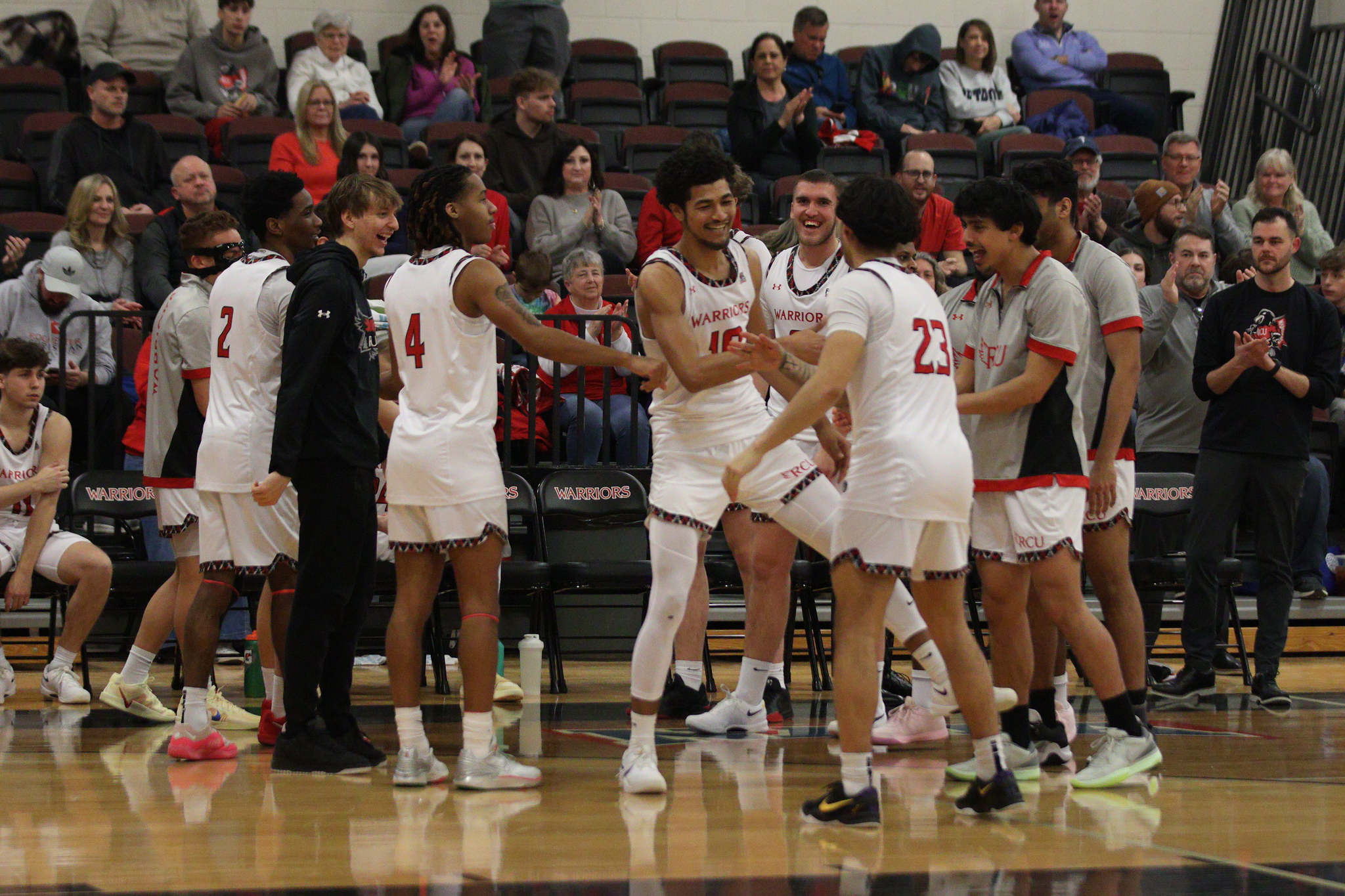 WARRIORS POWER PAST LOURDES BEHIND BIG PERFORMANCES FROM WHITE AND FISHER