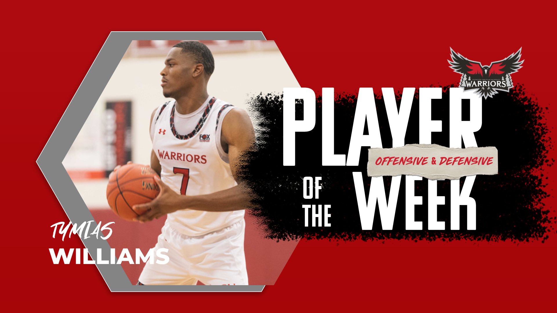Williams earns both Offensive and Defensive WHAC Player of the Week honors