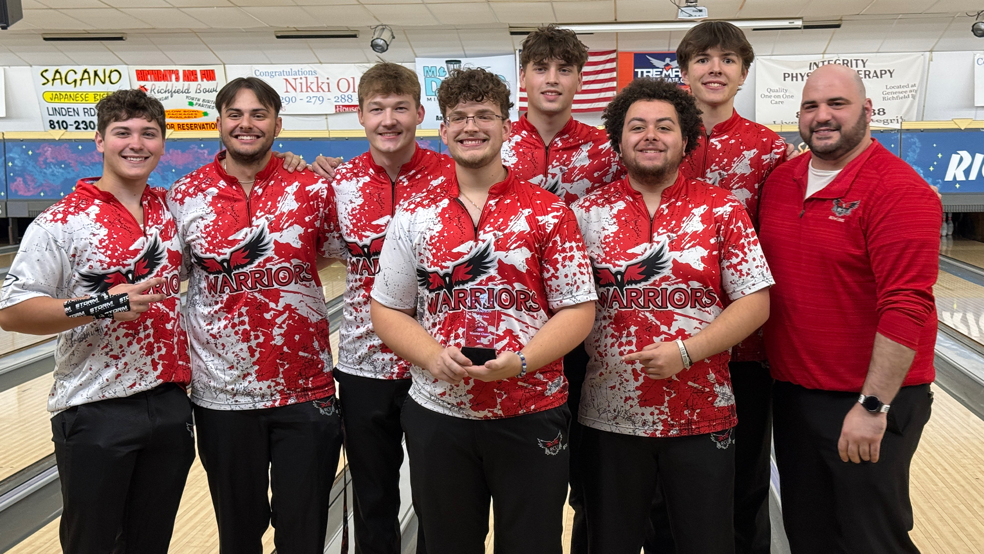 Men's Bowling and Pupin atop the standings at the Warrior Classic