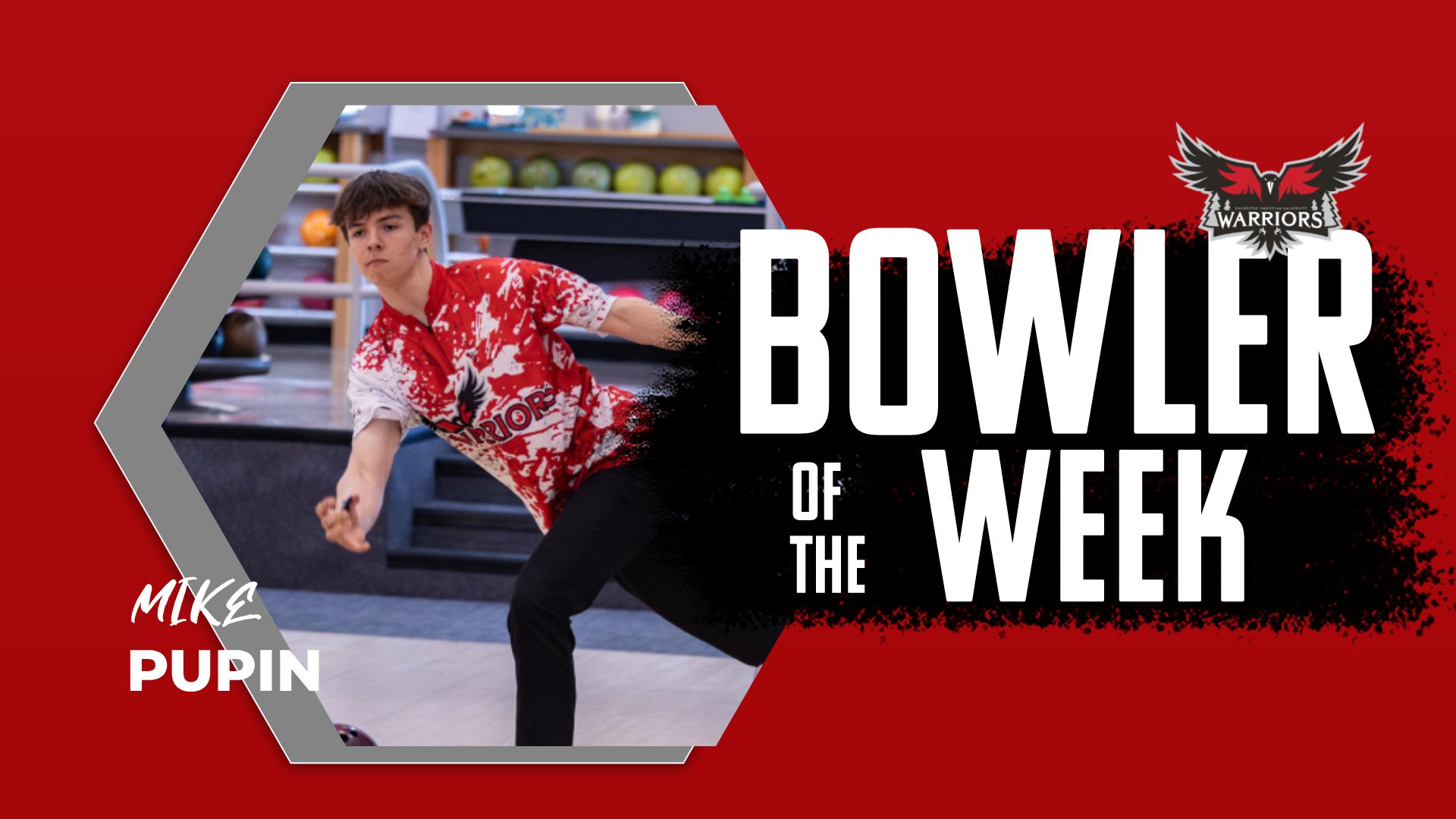 Mike Pupin wins second WHAC Bowler of the Week honor of the season