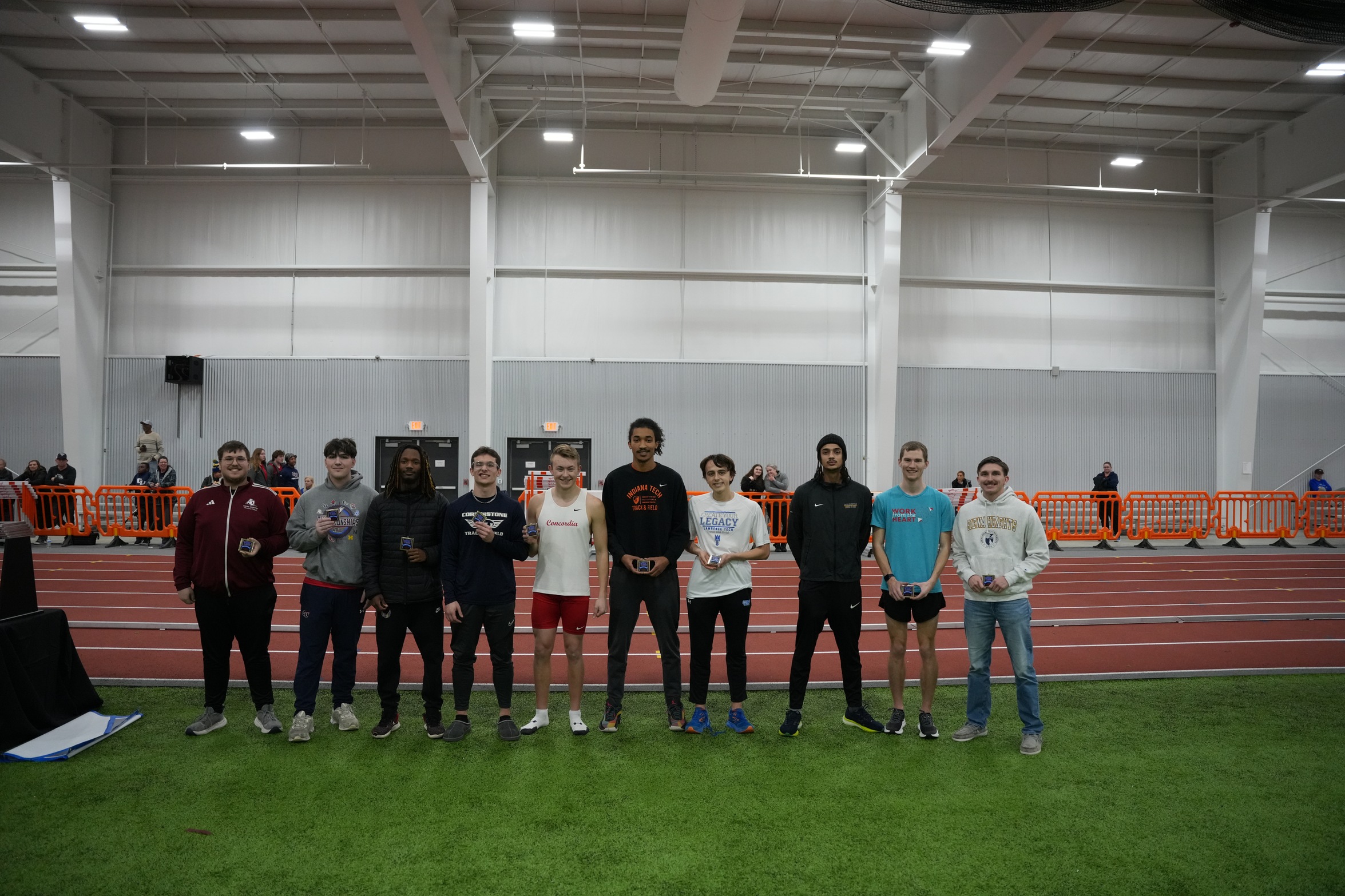 WARRIORS WRAP UP INDOOR CHAMPIONSHIPS; HOLT WINS CONFERENCE HIGH JUMP TITLE