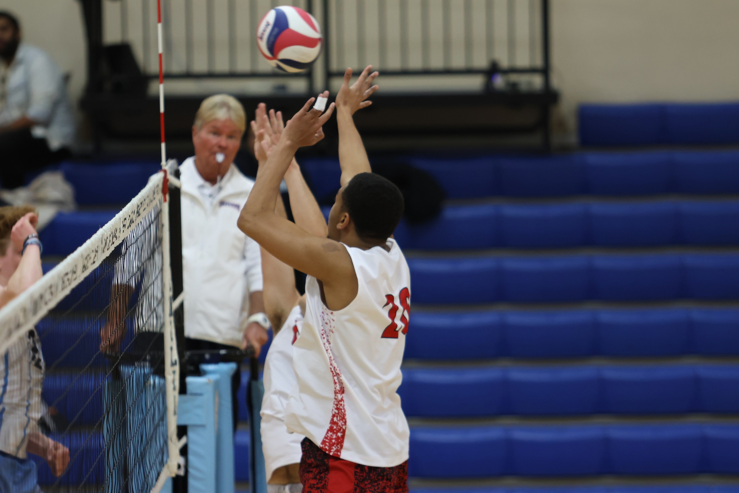 Men's Volleyball downed in first WHAC game